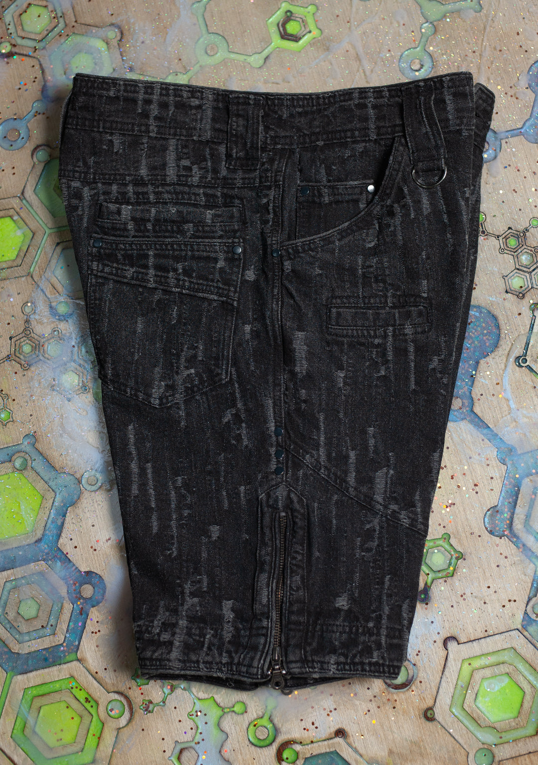 Flying Short Men / Distressed Denim - BLAKPUNK